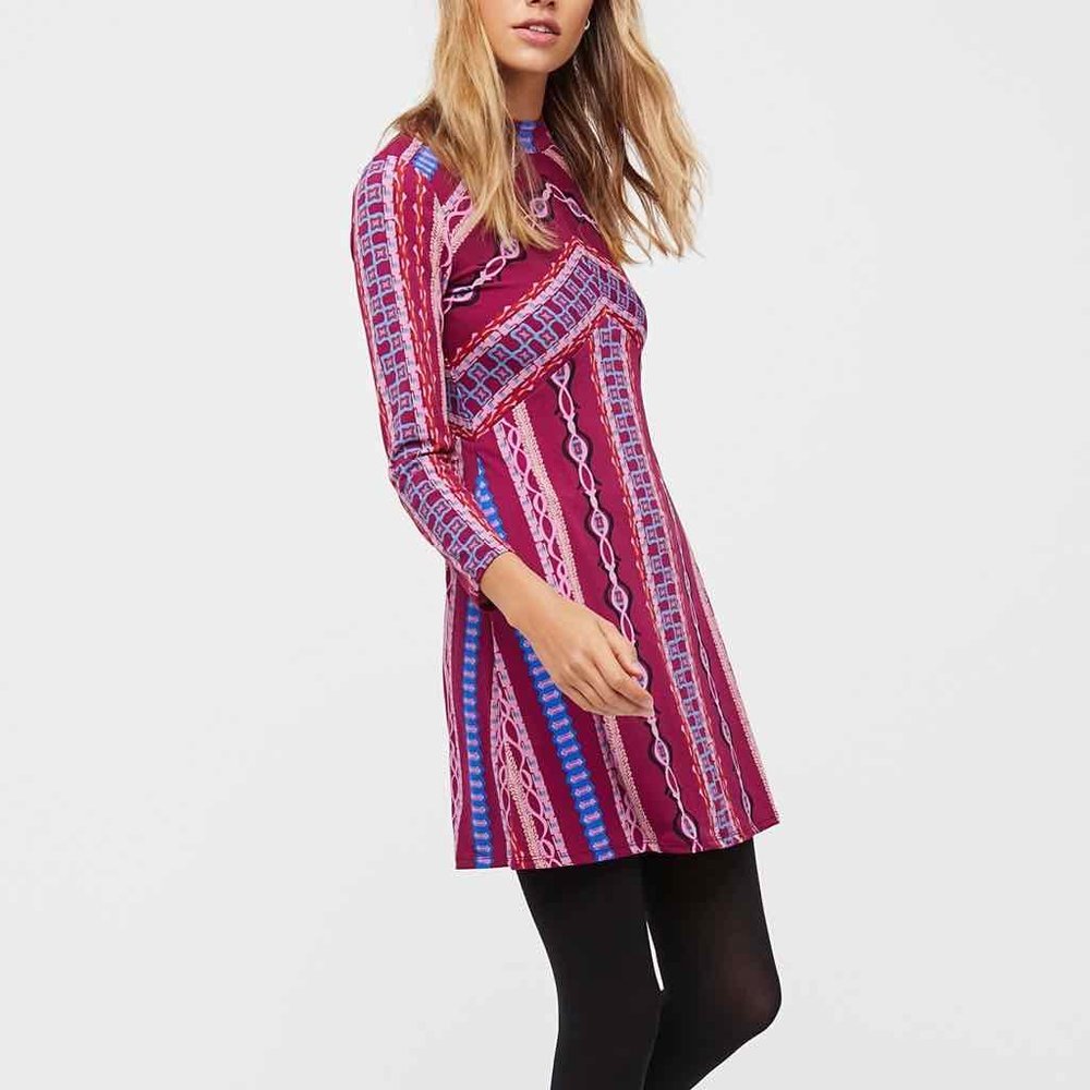 Free People Long Sleeve Woven Dress